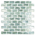 Glitter Jade, 1" x 2" - Glass Tile