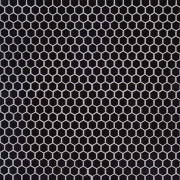 Glossy Black, Hexagon Mosaic | Porcelain Kitchen & Bath Tile by MSI