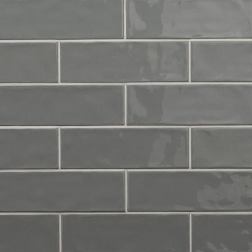 Graphite Mix, 4" x 12" Ceramic Tile | Kitchen Backsplash Tile by MSI