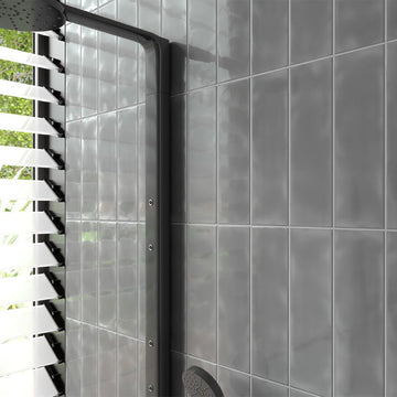 Graphite Mix, 4" x 12" Ceramic Tile | Kitchen Backsplash Tile by MSI