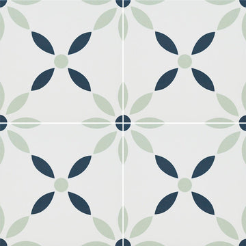 Greta, 8" x 8" Porcelain Tile | NZARGRE8X8 | Patterned Tile by MSI