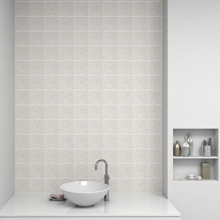 Halo Gold, 5" x 5" Ceramic Tile | Kitchen Backsplash Tile