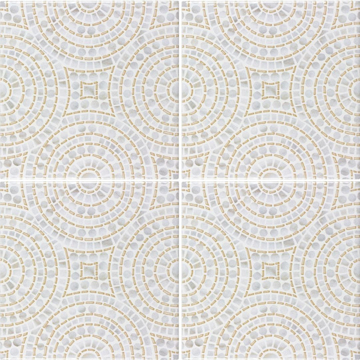 Halo Gold, 5" x 5" Ceramic Tile | Kitchen Backsplash Tile
