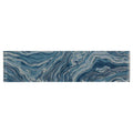 High Tide Teal, 3" x 12" - Glass Tile