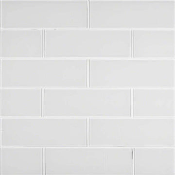 Ice, 4" x 12" Glass Tile | Subway Kitchen and Bath Tile by MSI