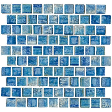 Icy Blue, 1-1/8" x 1-1/8" | TOKYO-101 | Porcelain Pool Tile