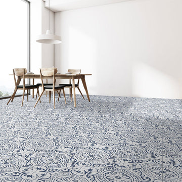 Indigo, 8" x 8" Porcelain Tile | NIND8X8 | Patterned Tile by MSI
