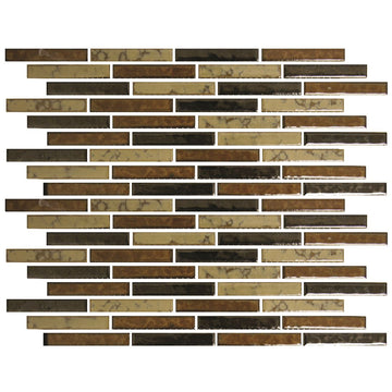 Kashmir, 1/2" x 3-1/4" | LOMBO-882 | Fujiwa Porcelain Pool Tile