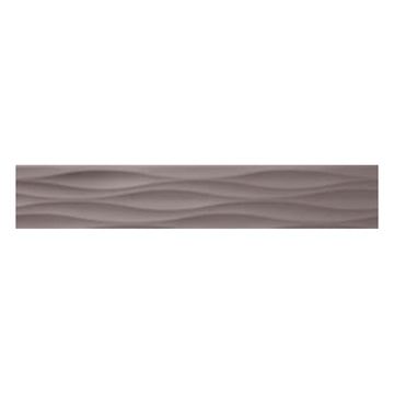 Krea Storm Ripple Deco, 4" x 16" Ceramic Tile | Backsplash Tile