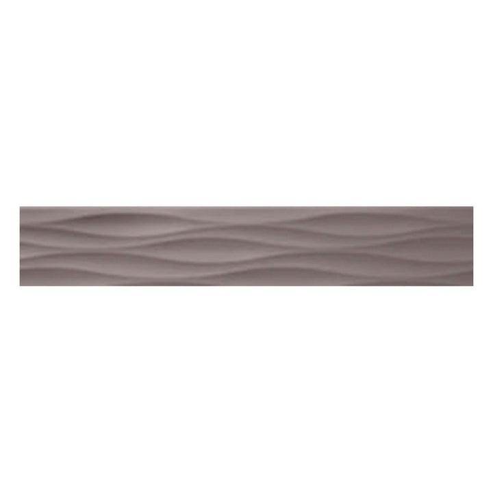 Krea Storm Ripple Deco, 4" x 16" Ceramic Tile | Backsplash Tile