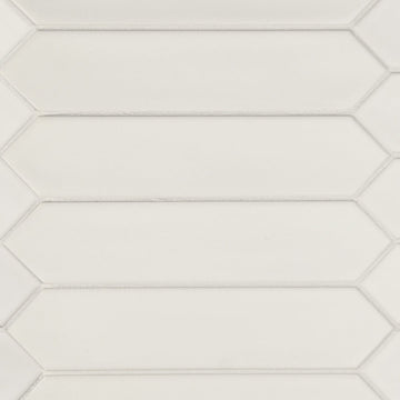 Lanse White Picket, 2" x 10" Ceramic Tile | Backsplash Tile
