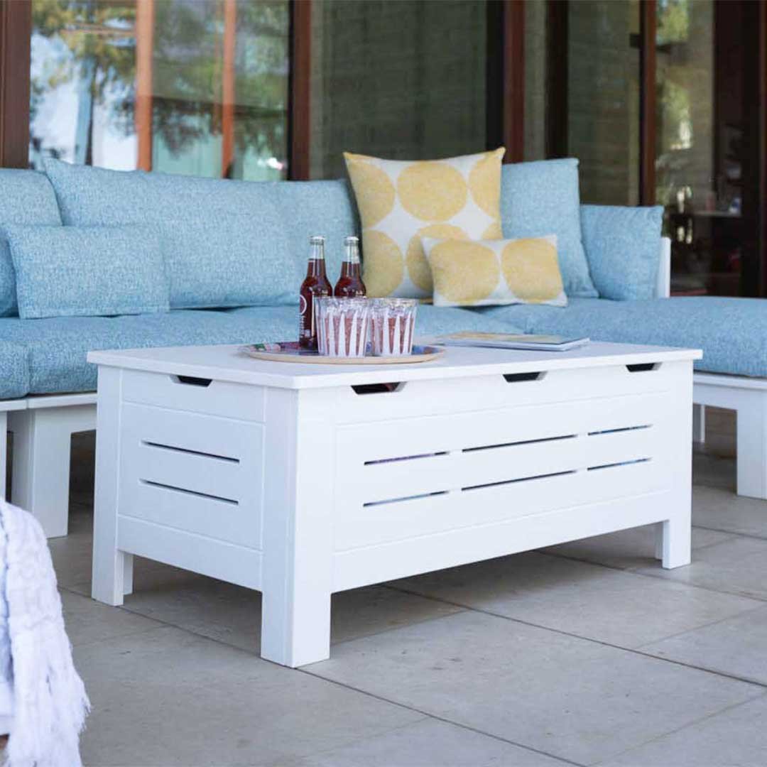 Ledge Lounger Mainstay Storage Coffee Table Outdoor Side Table