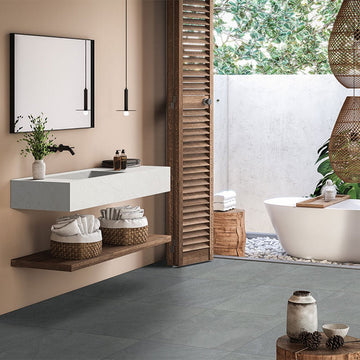 Legions Midnight Montage, 24" x 24" Porcelain Tile | MSI