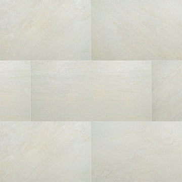 Legions Quartz White, 24" x 48" Porcelain Tile | MSI