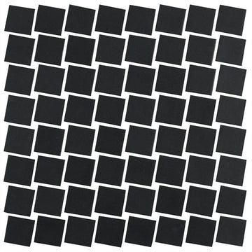 Lume Black Matte, 1.5" Mosaic - Glass Tile by Vidrepur