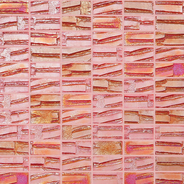 Mars Red, 1" x 2" Glass Tile | Glass Pool Tile by Vidrepur