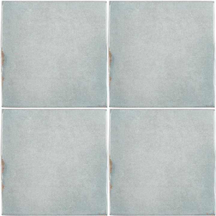 Misty Zellige, 4" x 4" Ceramic Tile | Kitchen Backsplash Tile