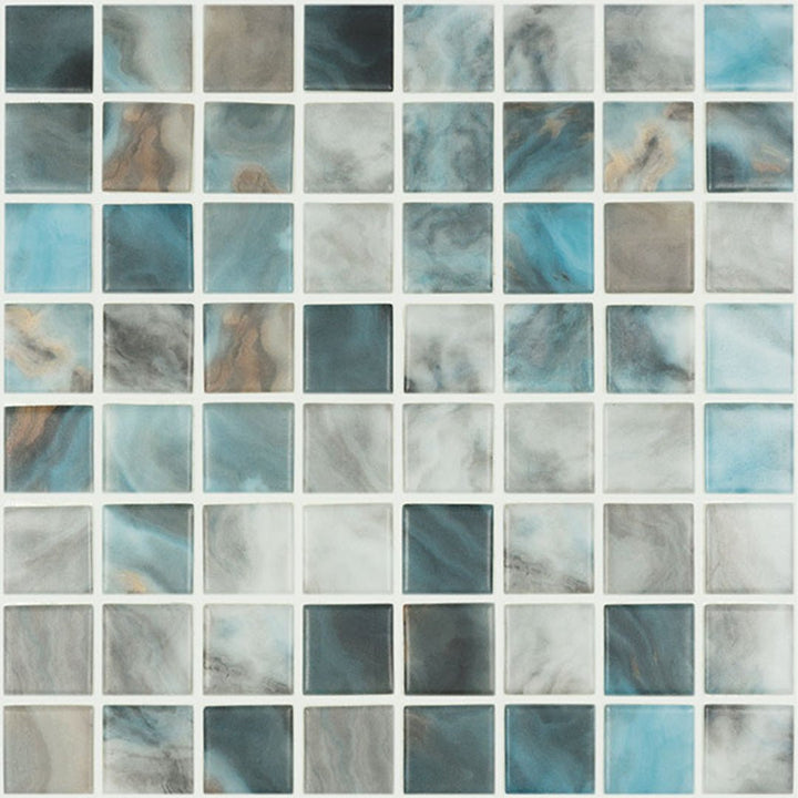 Nature Air Force Matte, 1.5" x 1.5" Glass Tile | Vidrepur Nature