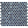 Oxford Blue, Penny Round Mosaic - Porcelain Tile