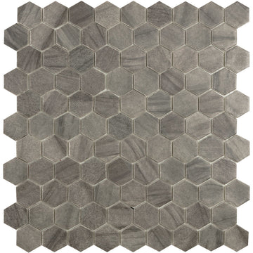 Paloma, Hexagon Glass Mosaic | Glass Tile by Vidrepur