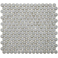 Pewter Grey, Penny Round Mosaic - Porcelain Tile