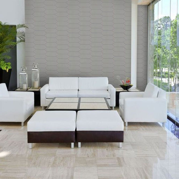 Picket Gris, 4" x 12" Ceramic Tile | Picket Wall Tile by Anthology