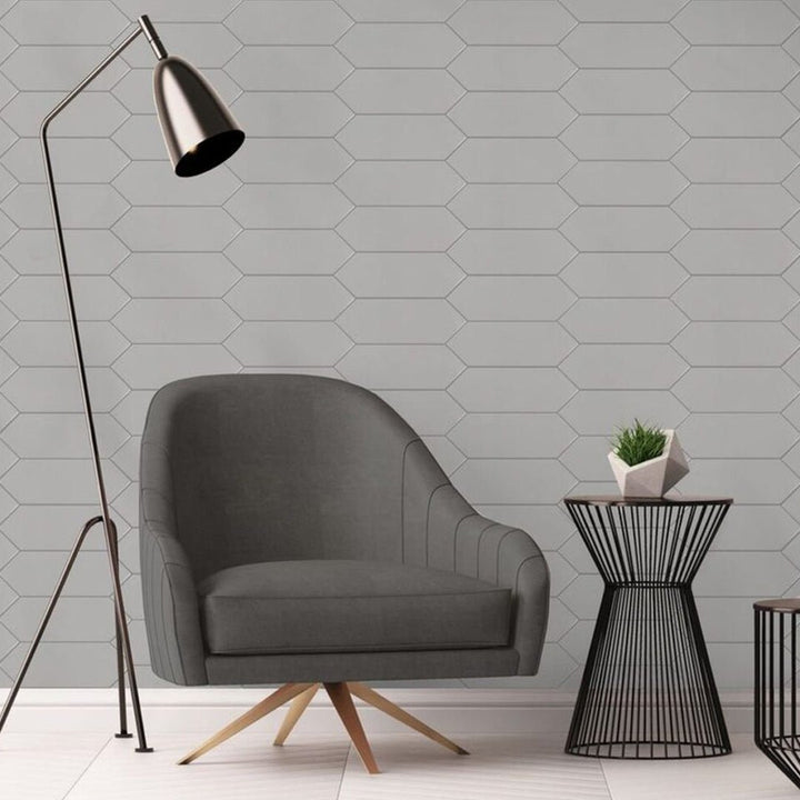 Picket Gris, 4" x 12" Ceramic Tile | Picket Wall Tile by Anthology