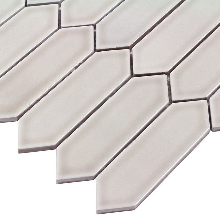 Picketfence Pewter, Ceramic Tile | Picket Tile for Kitchens & Showers