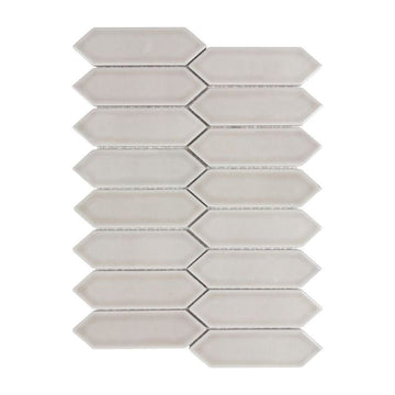Picketfence Pewter, Ceramic Tile | Picket Tile for Kitchens & Showers