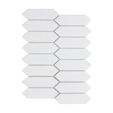 Picketfence Plaster, Ceramic Tile | Picket Tile for Kitchens & Showers
