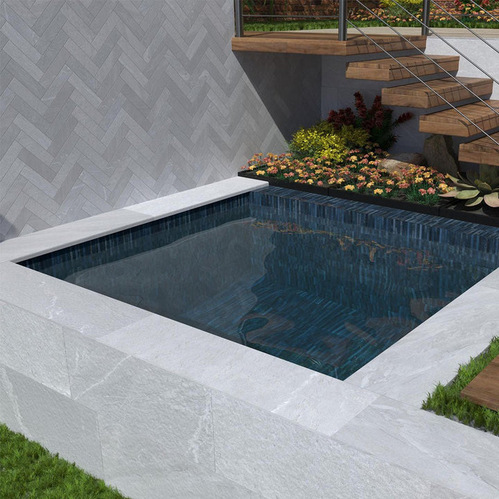 Pietrasanta Light Gray, 3" x 11" Porcelain Tile | Pool & Wall Tile