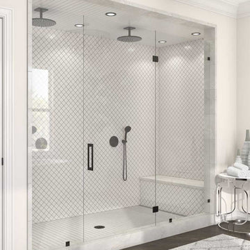 Porcelart Taupe Matte, 2" x 2" Porcelain Tile | Anthology