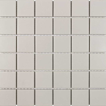 Porcelart Taupe Matte, 2" x 2" Porcelain Tile | Anthology