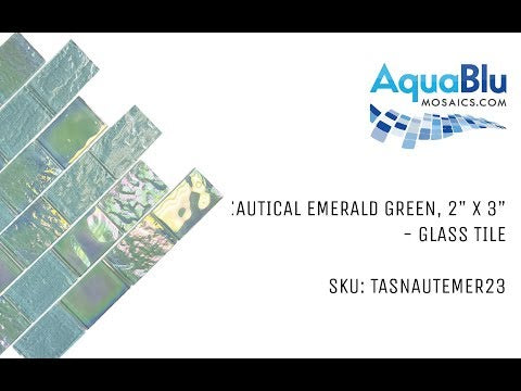 Emerald Green, 2" x 3" - Glass Tile