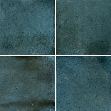 Prussian Blue Field, 6" x 6" Porcelain Tile | Artistry in Mosaics