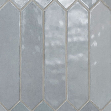 Renzo Sky Pickett 2.5" x 13" | Ceramic Tile for Kitchens & Bathrooms