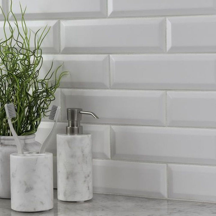 Salt Matte, 3" x 9" Ceramic Tile | Shower & Kitchen Backsplash Tile