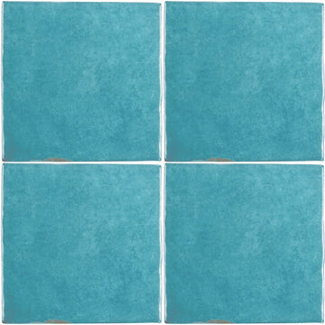 Seaside Zellige, 4" x 4" Ceramic Tile | Kitchen Backsplash Tile