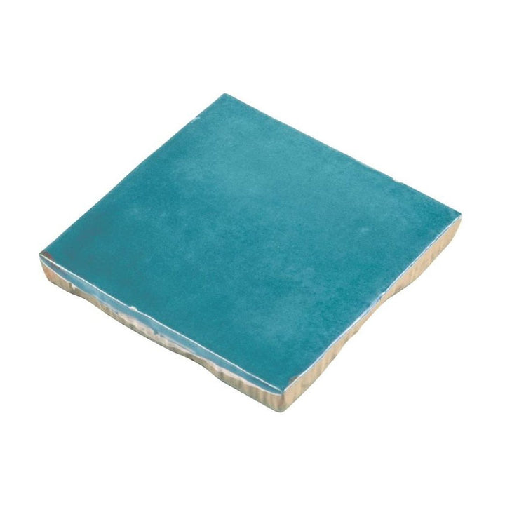 Seaside Zellige, 4" x 4" Ceramic Tile | Kitchen Backsplash Tile
