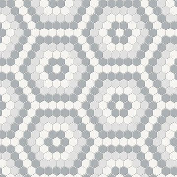 Soho Afternoon Blend, Hexagon | Ceramic Tile for Floors & Backsplashes