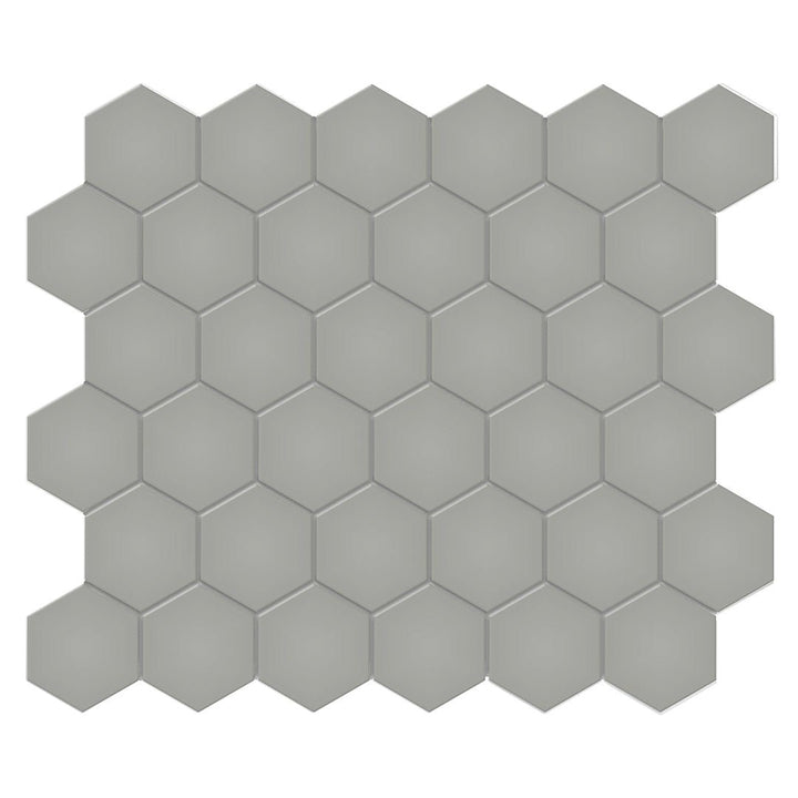 Soho Cement Chic, 2" Hexagon | Ceramic Backsplash & Floor Tile