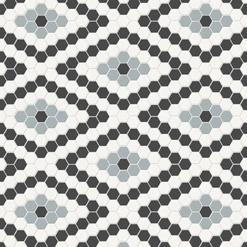 Soho Diamond Dawn Blend, Hexagon | Ceramic Tile for Floors & Walls