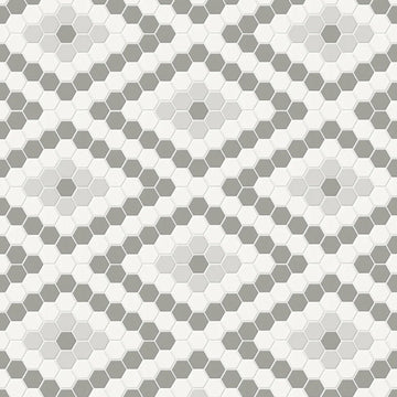 Soho Diamond Evening Blend, Hexagon | Ceramic Tile for Floors & Walls