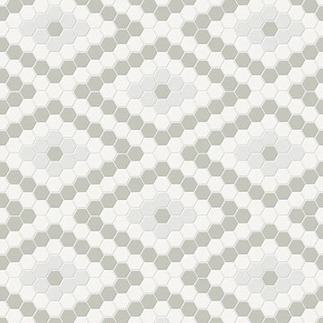 Soho Diamond Morning Blend, Hexagon | Ceramic Tile for Floors & Walls