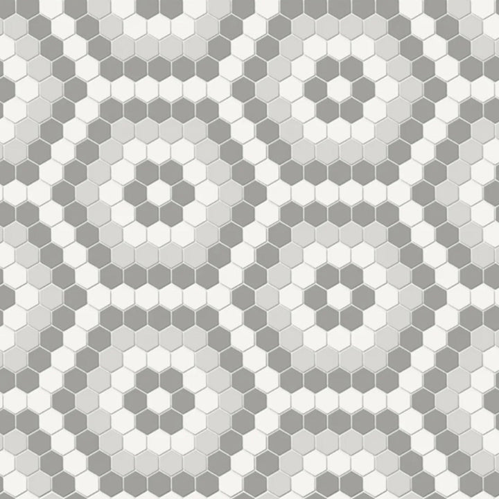 Soho Evening Blend, Hexagon | Ceramic Tile for Floors & Backsplashes