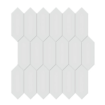 Soho Gallery Grey Glossy, 2" x 5" Picket | Ceramic Wall & Floor Tile