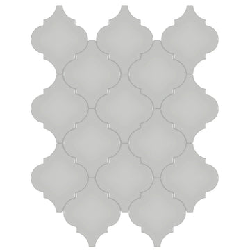 Soho Loft Grey, Arabesque | Ceramic Bathroom & Backsplash Tile