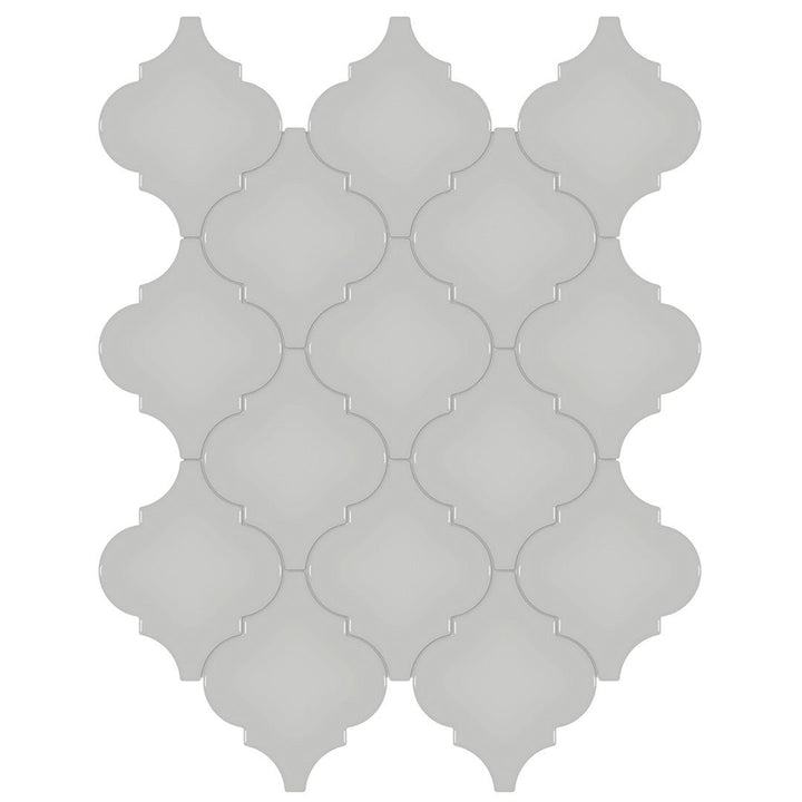 Soho Loft Grey, Arabesque | Ceramic Bathroom & Backsplash Tile