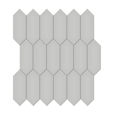 Soho Loft Grey Matte, 2" x 5" Picket | Ceramic Backsplash & Floor Tile