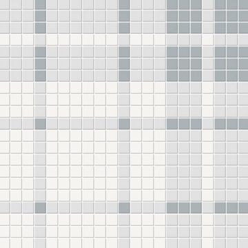 Soho Plaid Afternoon Blend, Mosaic | Ceramic Wall & Floor Tile by Tesoro
